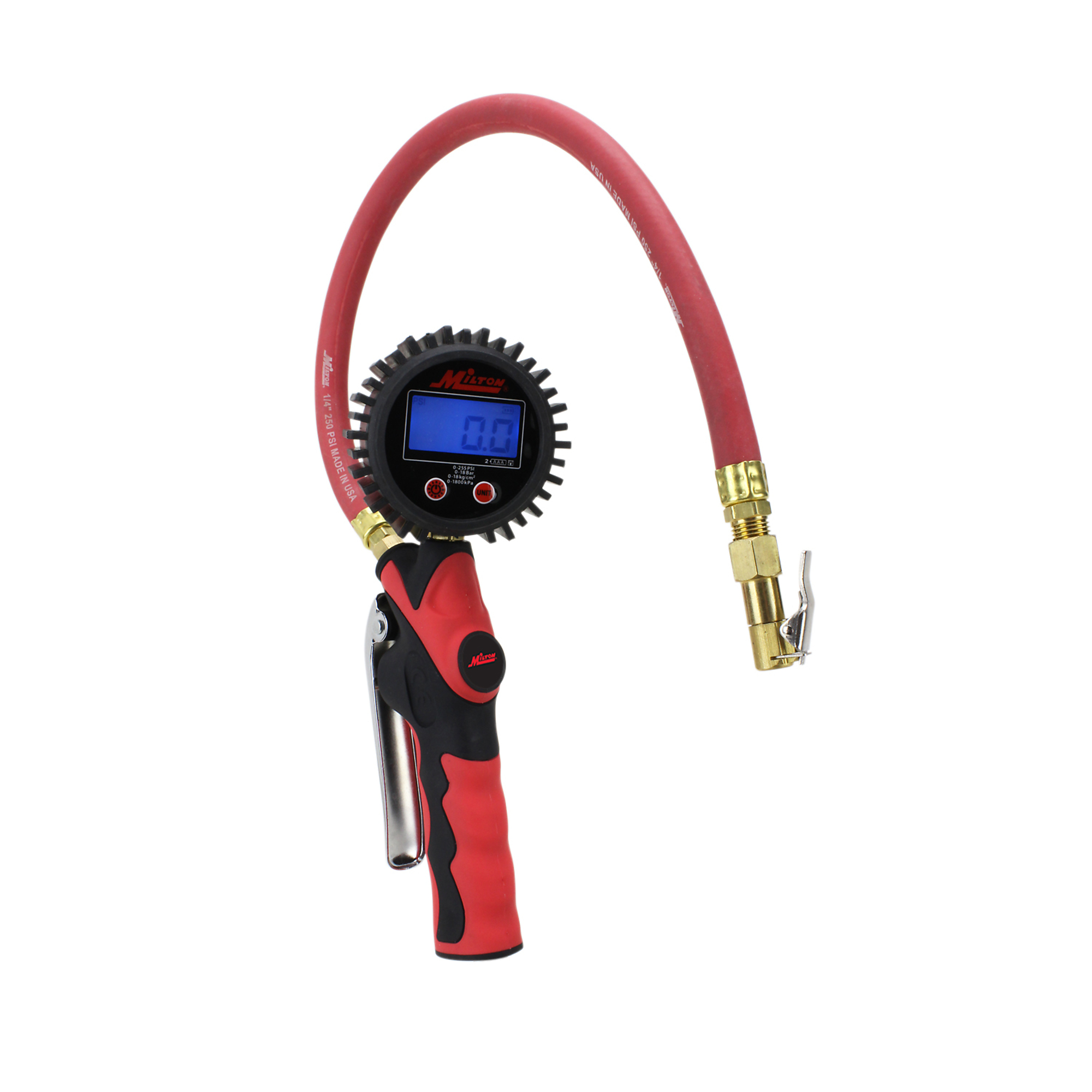 Milton, Digital Pistol Grip Inflator Gauge Euro Chuck, Model# S-568